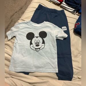 KIDS DISNEY MICKEY MOUSE MATCHING OUTFIT